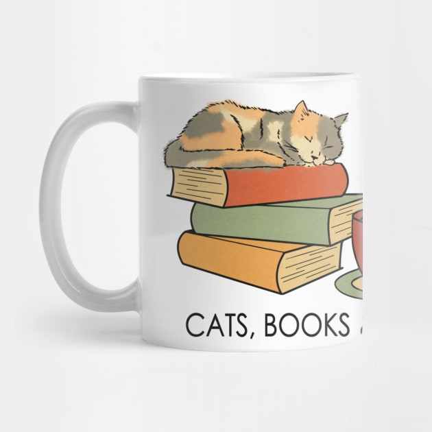 Cats, Books & Tea by SandiTyche